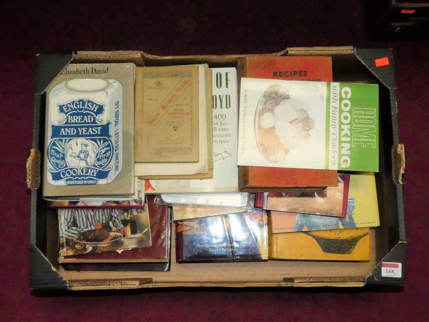 Three boxes of miscellaneous cookery books, to include 'The Queen' Cookery Books No.9, Salads,