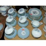 A Royal Worcester ten-place setting part dinner and tea service, in the Woodland pattern