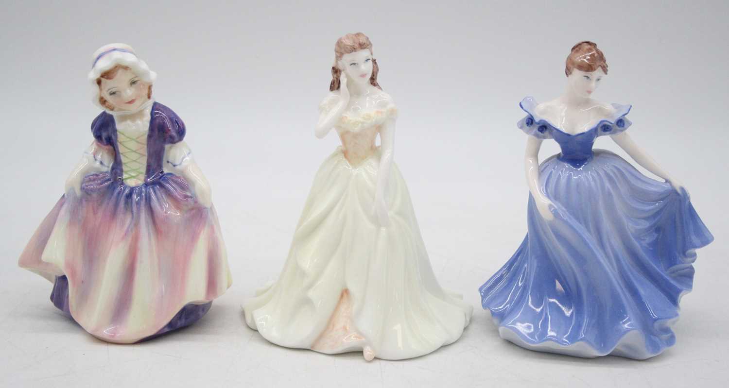 A collection of six Coalport figurines, to include Barbara, Lauren, Violet, Hannah, Caroline, and