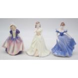A collection of six Coalport figurines, to include Barbara, Lauren, Violet, Hannah, Caroline, and
