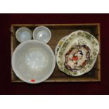 Miscellaneous items, to include a Mason's ironstone dish in the Mandalay pattern, Mason's