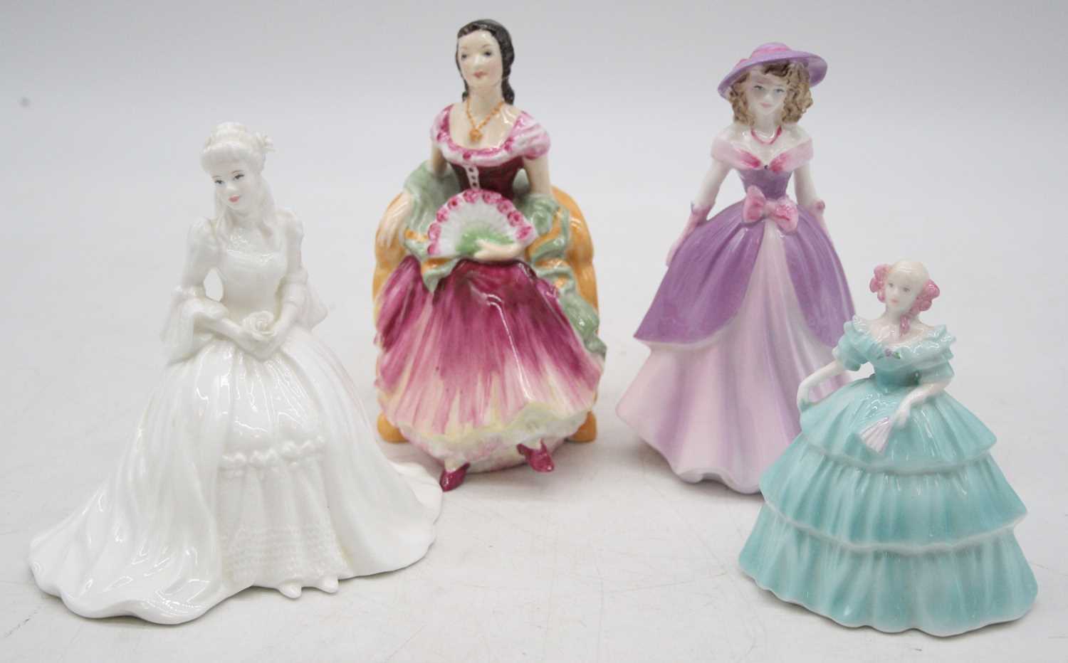 A collection of six Coalport figurines, to include Barbara, Lauren, Violet, Hannah, Caroline, and - Image 2 of 2