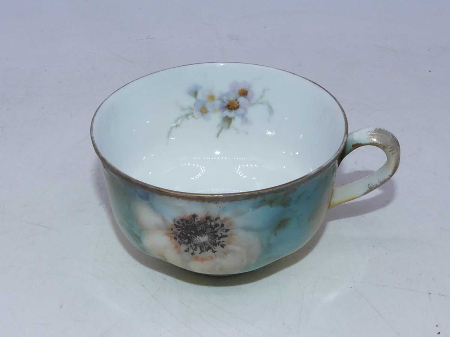 An early 20th century Bavarian part tea service, in the Versailles pattern - Image 3 of 4