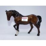 A Beswick Stocky-Jogging Mare, model No.1090 3rd version, brown gloss finish