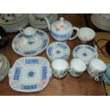 A Coalport bone china six-place setting tea service, in the Revelry pattern