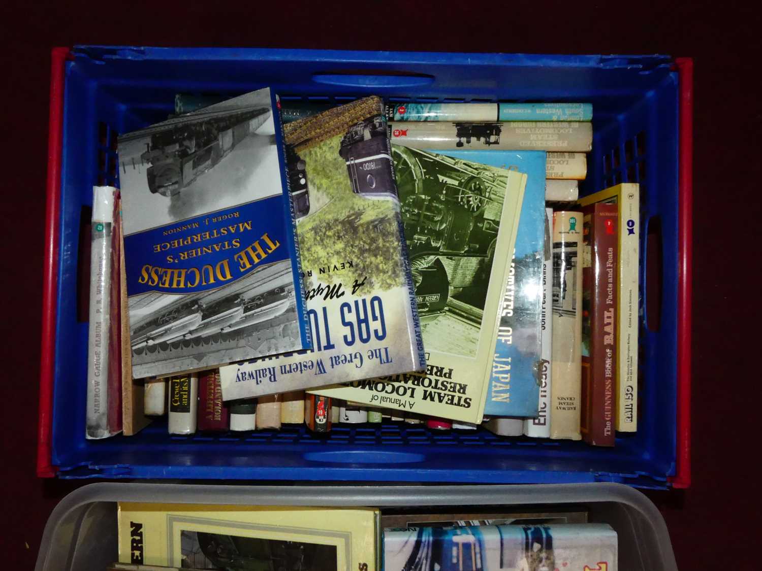 Two boxes of railway related books - Image 2 of 3