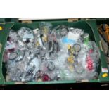 A collection of plastic motorcycle models