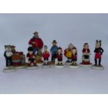 A collection of Robert Harrop The Beano & Dandy Collection resin figures, to include Minnie the Minx