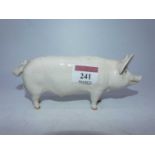 A Beswick figure of a boar, CH Wall Champion Boy 53, model No.1453A, gloss finish, design by