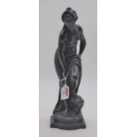 A 20th century bronzed metal figure of Venus, height 38cm