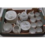 A Japanese export eggshell porcelain part tea service