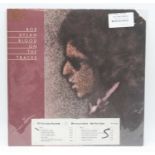 Bob Dylan, Blood on the Tracks, 1974 US Columbia label, 10 track white title label promotional LP,