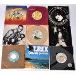 A collection of assorted 7" singles, to include Marc Bolan & Gloria Jones - To Know Him Is To Love