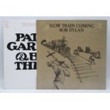 Bob Dylan, Slow Train Coming, CBS label 86095 Spanish pressing, together with Pat Garrett & Billy