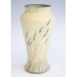 An early 20th century Moorcroft Waving Corn pattern pottery vase, of shouldered tapering form,