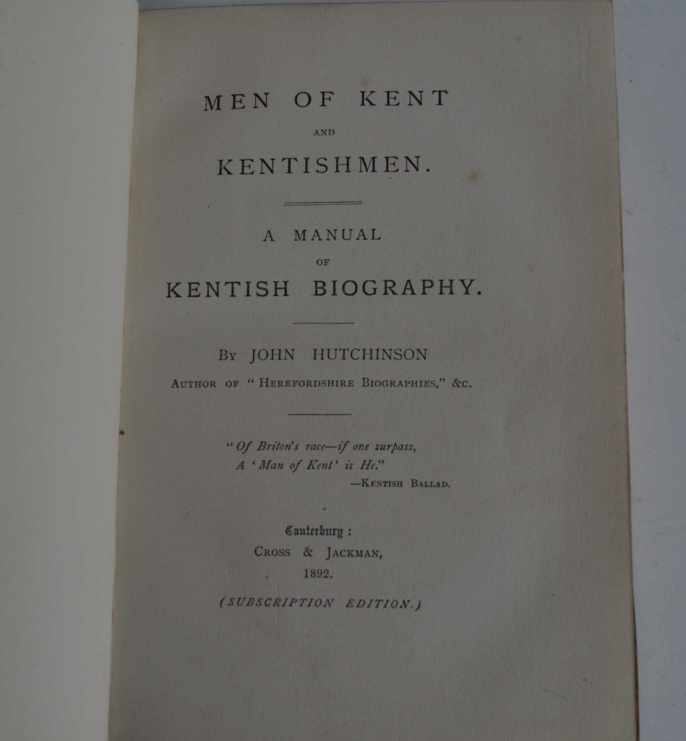 Shrubshole, William :The History and Antiquities of Rochester and Its Environs: Embellished with - Bild 4 aus 11