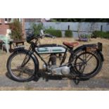 A 1915 Triumph 499cc motorcycle Registration No. XA 4988 Chassis No. 1017MS Engine No. 43740U1M In