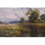 Harry Pennell (1876-1934) - Loch near Crowburgh, oil on canvas, signed lower left and further signed