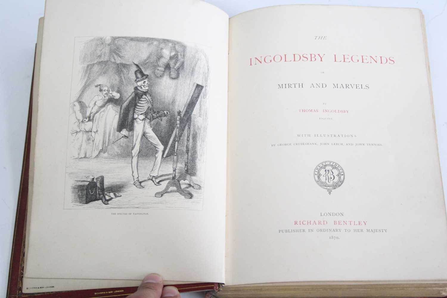 Ingoldsby, Thomas: (pseud Rev. Richard Barham), The Ingoldsby Legends Or Mirth And Marvels, With - Bild 2 aus 4