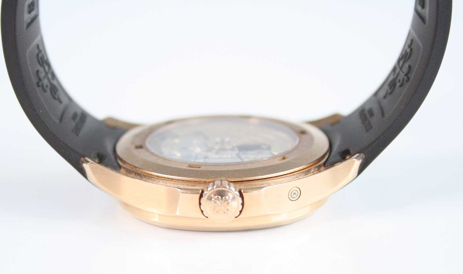 Patek Philippe - a fine gent's 18ct rose gold Aquanaut Travel Time wristwatch, ref. 5164R-001, - Bild 6 aus 17