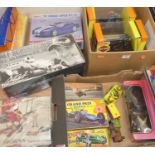 A small quantity of modern issue toys to include Ralf Schumacher racing car, Matchbox Harley