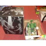 A boxed Leonardo Collection Jail House Rock figurine and a Juliana Collection tractor