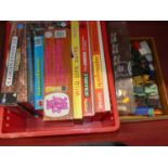 Two boxes of various modern issue diecast including Matchbox Models of Yesteryear, and a box of