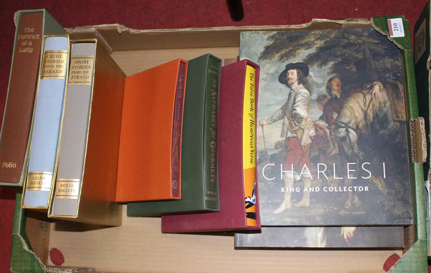 A box of books, to include Folio Society and art reference