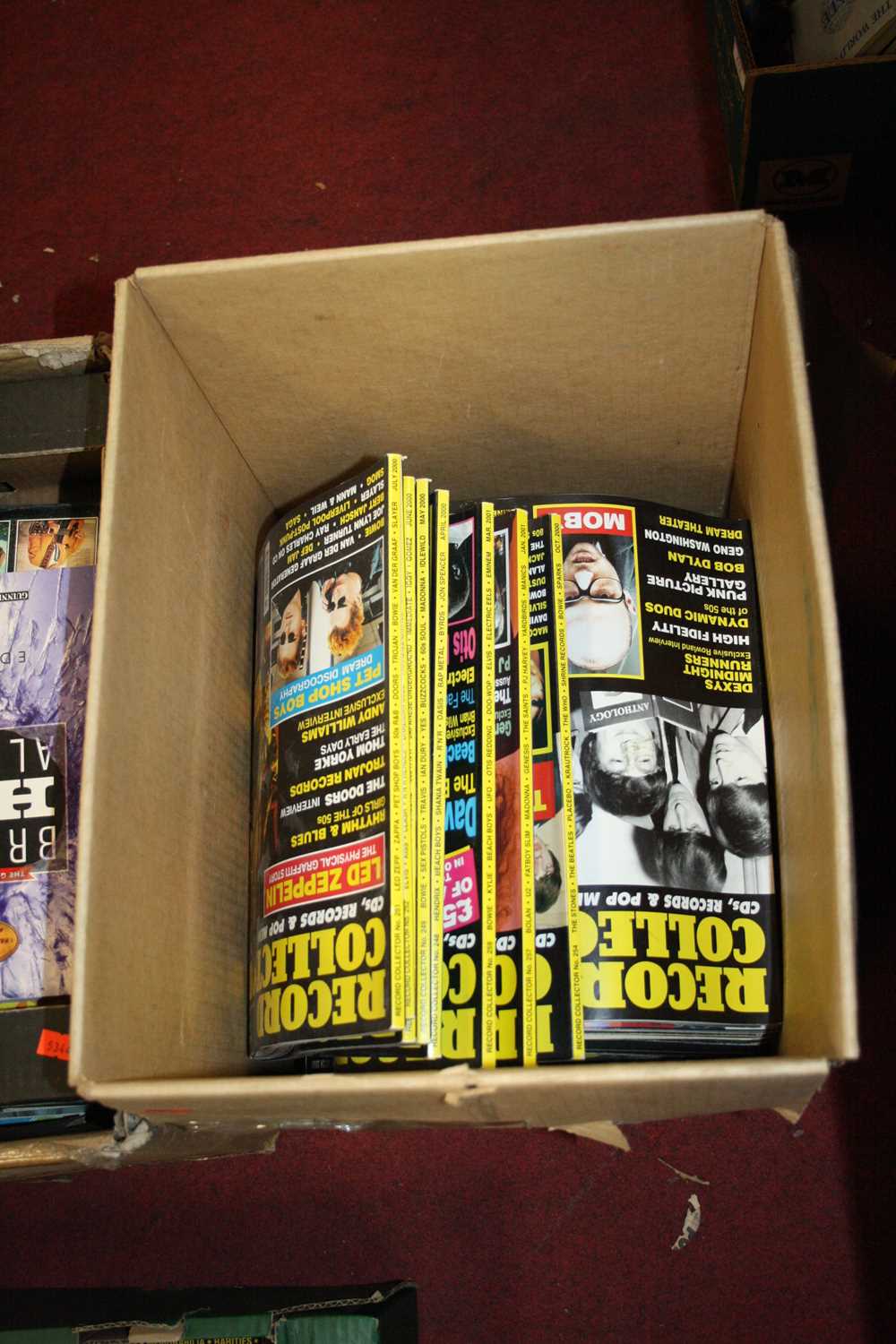 Three boxes of books and magazines relating to pop music - Image 3 of 5