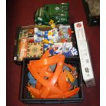 Toys and games, to include an Airfix model of HMS Victory kit