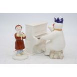 A collection of three Royal Doulton The Snowman Gift Collection figures, to include James D51,