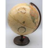 A Replogle terrestrial globe on stand, h.40cm