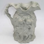 A 19th century Mintons stoneware Silenus & Bacchus jug No. 16, height 28cm
