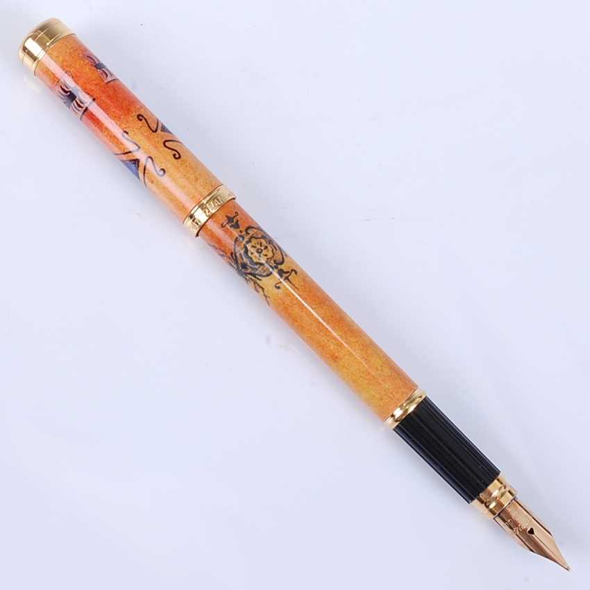 A boxed Waterman Anastasia 'Reva Latin' Ocre De Napoles fountain pen, part of the 'Lady' collection,