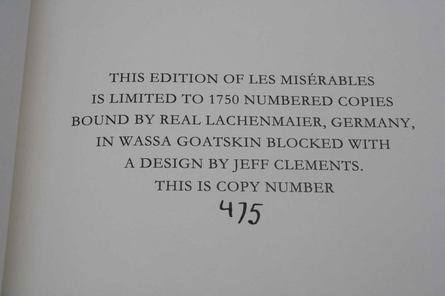 Hugo, Victor: Les Miserables, Translated and with an Introduction by Norman Denny, London Folio - Image 3 of 4