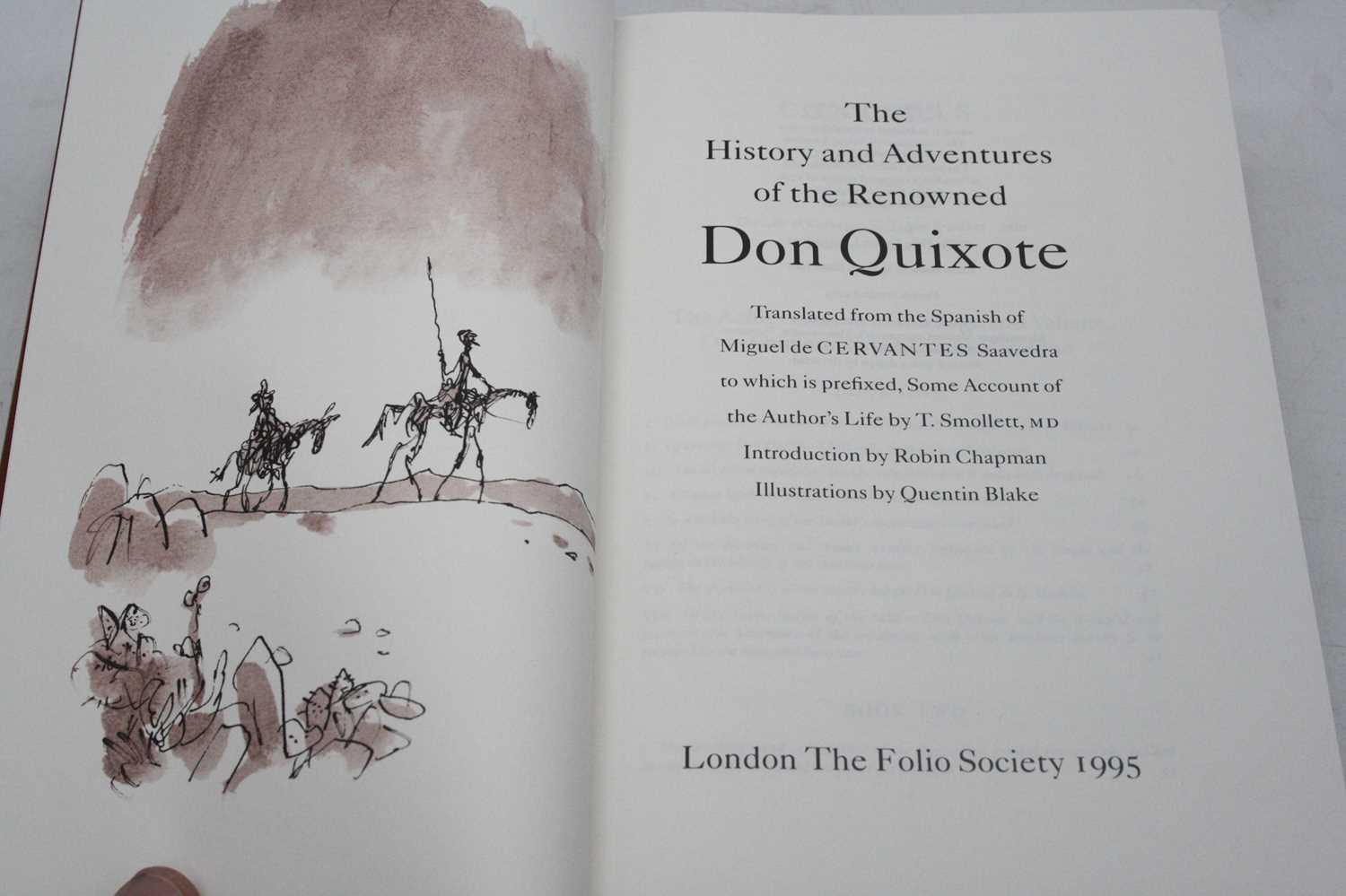 De Cervantes, Miguel: The History and Adventures of the Renowned Don Quixote: Translated from the - Image 2 of 4