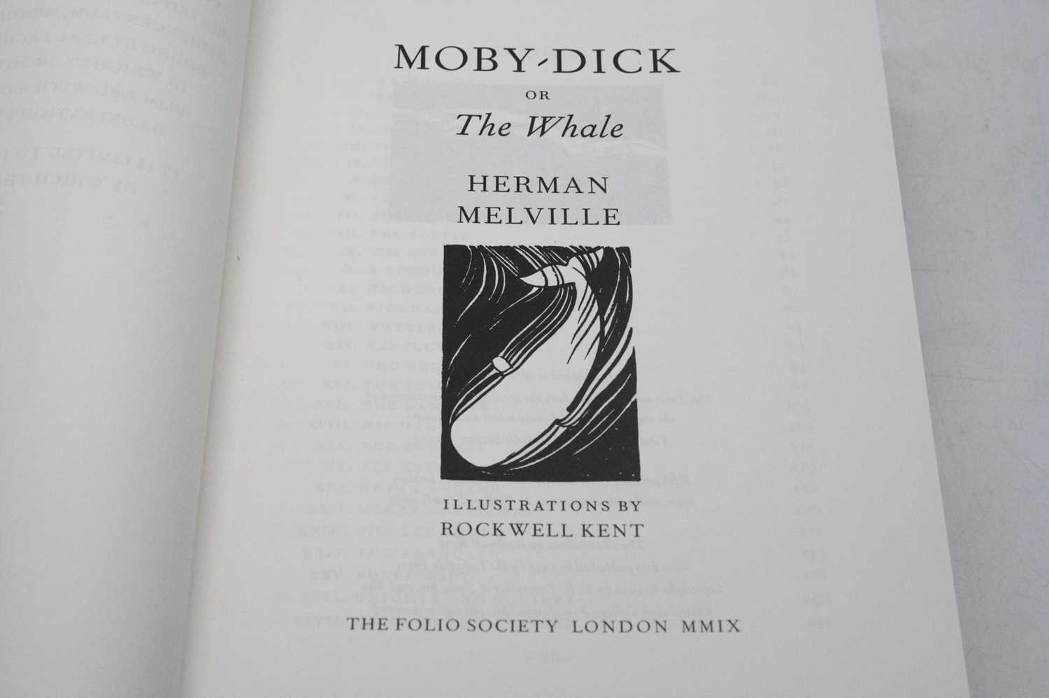 Melville, Herman: Moby Dick Or The Whale, Illustrations By Rockwell Kent, The Folio Society London - Image 2 of 3