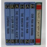 Greene, Graham: The Complete Entertainments, The Folio Society, London 1996, six volumes in slip-