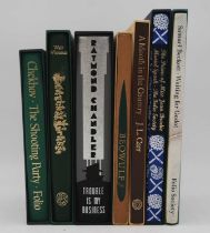 Folio Society, a collection of volumes all housed in slip cases to include Chandler, Raymond: