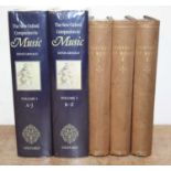 Two boxes of miscellaneous books, mainly being musical and related to include Naumann, Emil: The