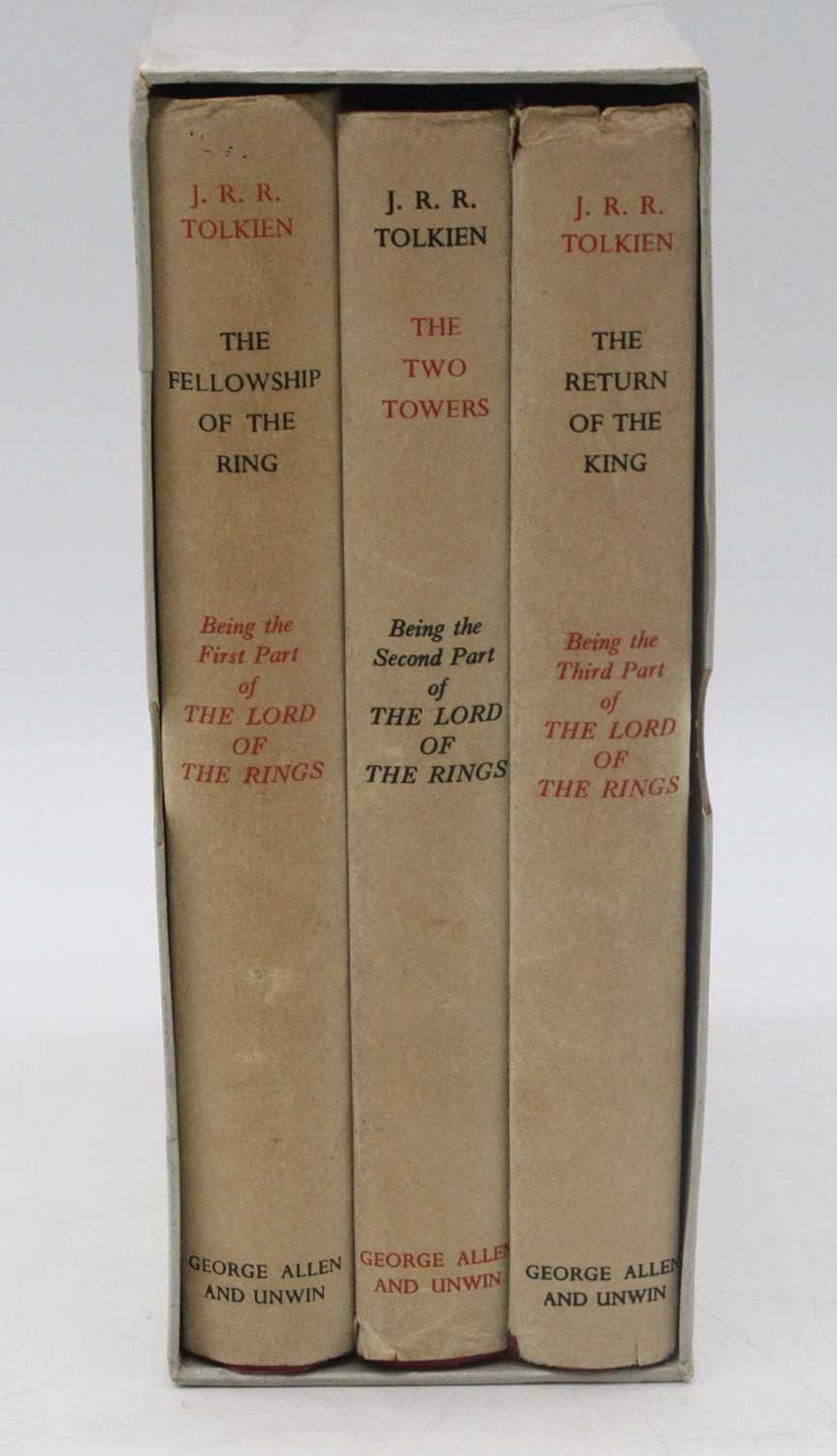 J.R.R.: The Lord Of The Rings, 3 Vols, Fellowship Of The Ring, Thirteenth Impression, George Allen - Image 2 of 29