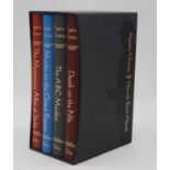 Christie, Agatha: The Hercule Poirot Novels, four volumes in slip-case to include Death On The Nile,