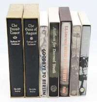Folio Society, a collection of war related volumes housed in slip-cases to include Bailey,