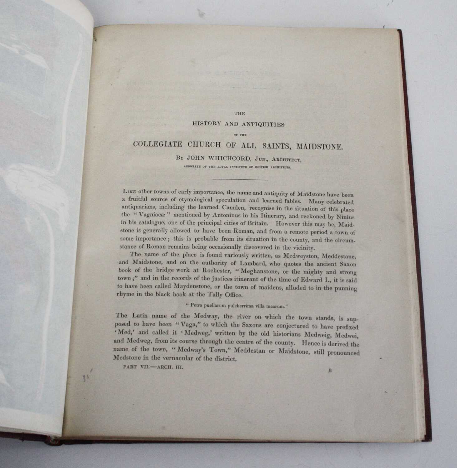 Sandys, Charles: Consvetvdines Kanciae. A History Of Gavelkind. London: John Russell Smith, 1851, - Bild 4 aus 7