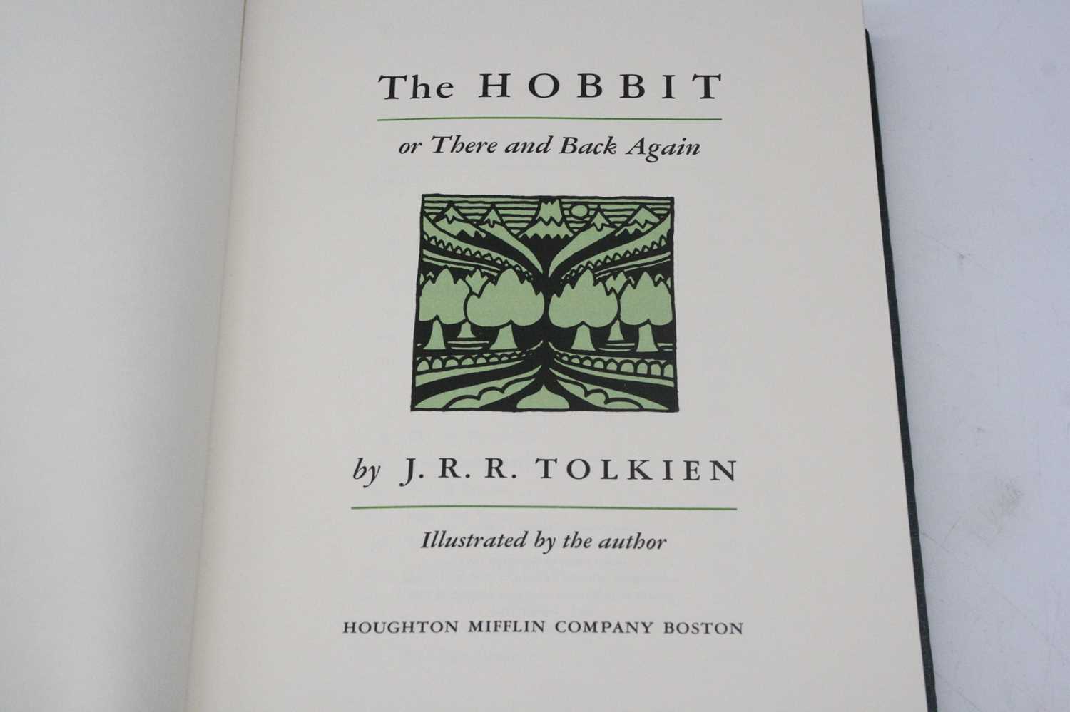 Tolkien J.R.R.:The Hobbit or There and Back Again, illustrated by the author, Hughton Mifflin - Image 3 of 5