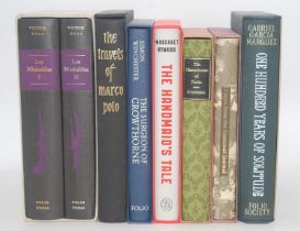 Folio Society, a collection of volumes all housed in slip-cases to include Hugo. Victor: Les
