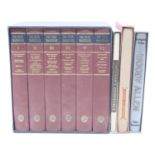 A box of miscellaneous books, various genres, mostly in slip-cases to include Shakespeare,