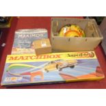 Mixed childrens toys to include Matchbox Superfast SF3 gift set, Minibricks gift set, a Chad