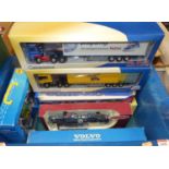 A tray of mixed commercial vehicles, to include Corgi Trackside, Siku and othersSeven in total