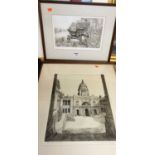 Charles Chaplin - Light carriage, copper lined plate engraving, artists proof, signed titled and